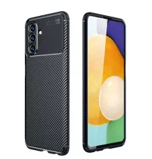 Samsung Galaxy A36 Kılıf Auto Focus Karbon Kapak - Siyah