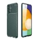 Samsung Galaxy A36 Kılıf Auto Focus Karbon Kapak - Koyu Yeşil