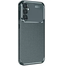 Samsung Galaxy A56 Kılıf Auto Focus Karbon Kapak - Koyu Yeşil