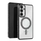 Samsung Galaxy S25 Kılıf Joke Simli Magneticsafe Kılıf - Siyah