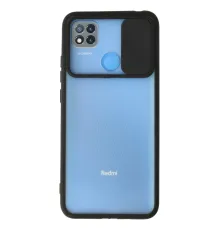 Xiaomi Redmi 9C Kılıf Palm Buzlu Kamera Sürgülü Silikon - Siyah