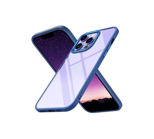 Apple iPhone 14 Pro Max Kılıf Power Silikon - Mavi