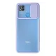 Xiaomi Redmi 9C Kılıf Palm Buzlu Kamera Sürgülü Silikon - Lila
