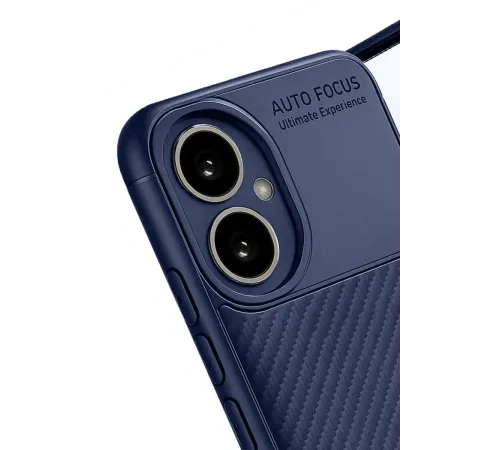 Honor 400 Kılıf Auto Focus Karbon Kapak - Lacivert