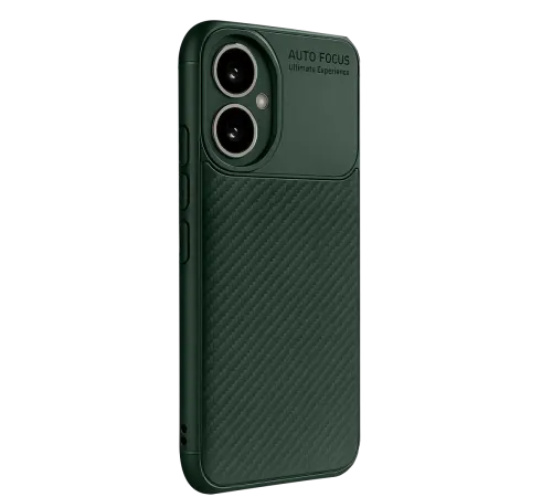 Honor 400 Kılıf Auto Focus Karbon Kapak - Koyu Yeşil