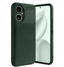 Honor 400 Kılıf Auto Focus Karbon Kapak - Koyu Yeşil