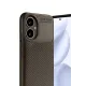 Honor 400 Kılıf Auto Focus Karbon Kapak - Kahverengi