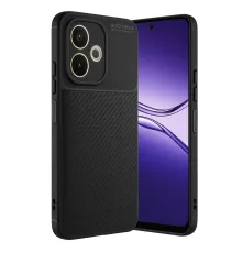 A5 Pro 4G Kılıf Auto Focus Karbon Kapak - Siyah