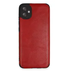 Samsung Galaxy A04E Kılıf Loop Deri Silikon - Kırmızı