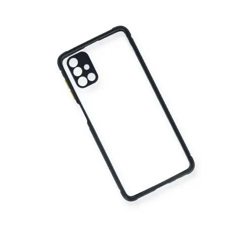 Samsung Galaxy M51 Kılıf Miami Şeffaf Silikon - Lacivert