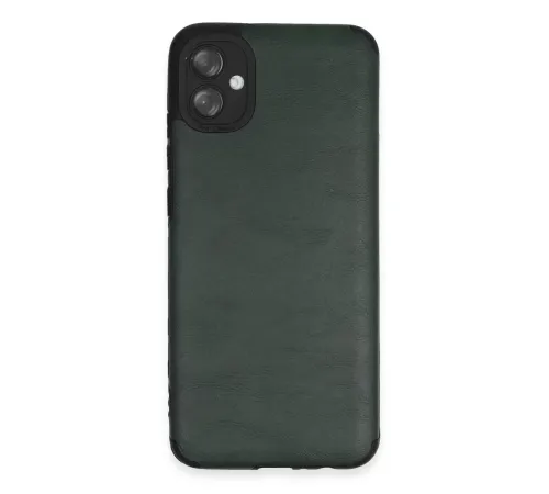 Samsung Galaxy A04E Kılıf Loop Deri Silikon - Yeşil