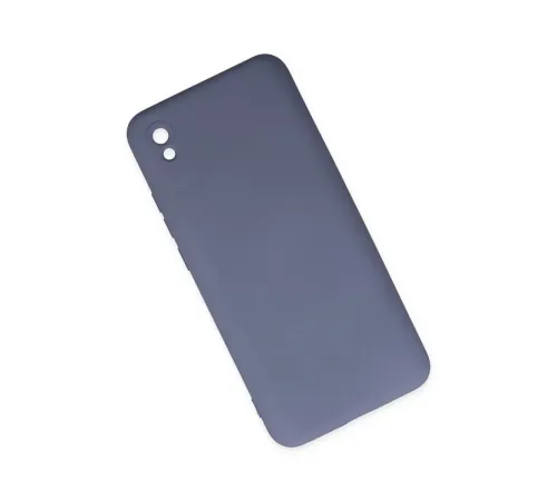 Xiaomi Redmi 9A Kılıf Nano içi Kadife Silikon - Gri