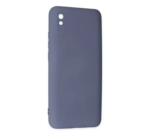 Xiaomi Redmi 9A Kılıf Nano içi Kadife Silikon - Gri