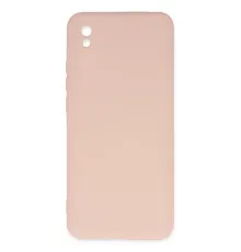 Xiaomi Redmi 9A Kılıf Nano içi Kadife Silikon - Pudra