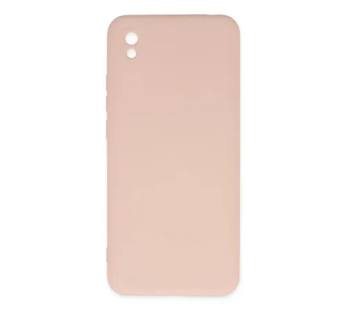 Xiaomi Redmi 9A Kılıf Nano içi Kadife Silikon - Pudra