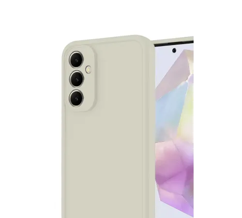 Samsung Galaxy A56 Kılıf Viera Silikon - Krem