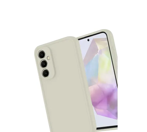 Samsung Galaxy A56 Kılıf Viera Silikon - Krem