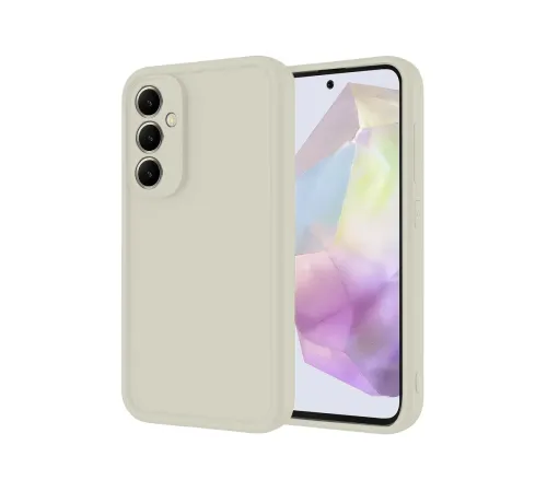 Samsung Galaxy A56 Kılıf Viera Silikon - Krem