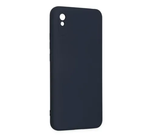 Xiaomi Redmi 9A Kılıf Nano içi Kadife Silikon - Lacivert