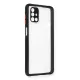 Samsung Galaxy M51 Kılıf Miami Şeffaf Silikon - Siyah
