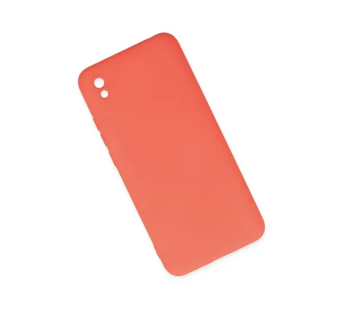 Xiaomi Redmi 9A Kılıf Nano içi Kadife Silikon - Turuncu