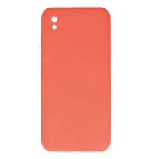 Xiaomi Redmi 9A Kılıf Nano içi Kadife Silikon - Turuncu