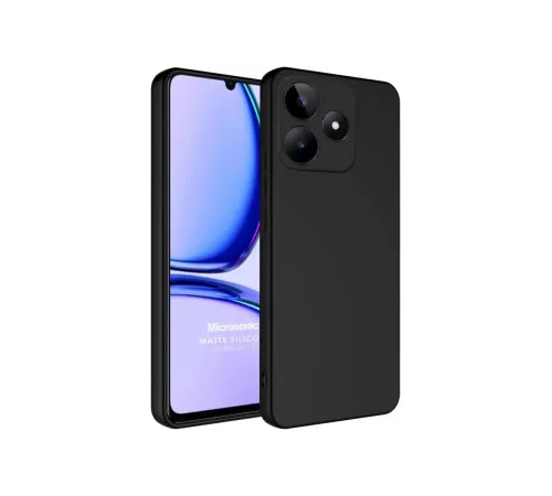 Realme C61 Kılıf First Silikon - Siyah