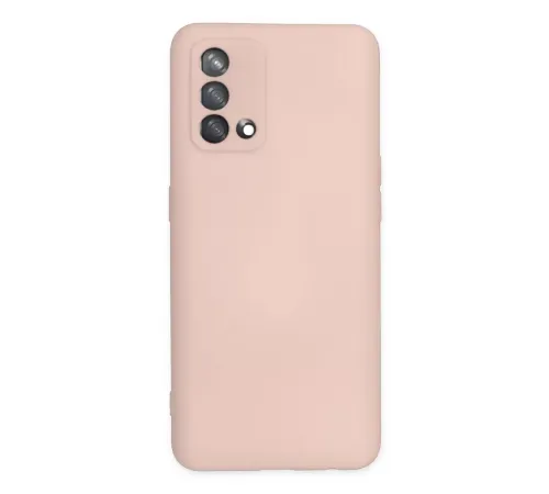 A74 4G Kılıf Nano içi Kadife Silikon - Pudra