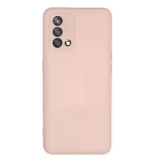 A74 4G Kılıf Nano içi Kadife Silikon - Pudra