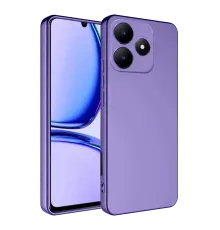 Realme C61 Kılıf First Silikon - Lila