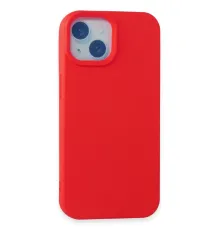 Apple iPhone 15 Kılıf Nano içi Kadife Silikon - Kırmızı