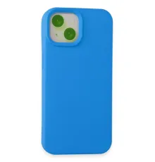 Apple iPhone 15 Kılıf Nano içi Kadife Silikon - Mavi