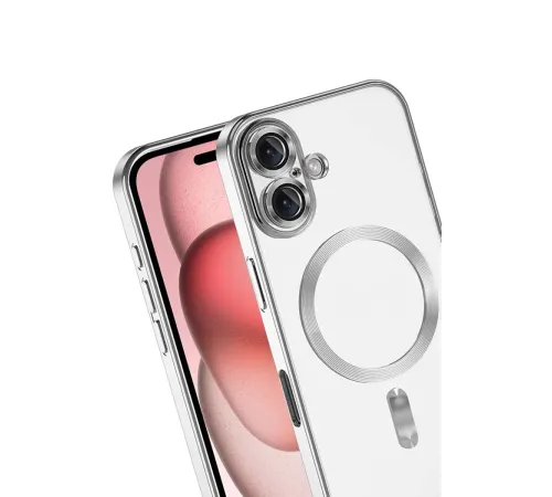 Apple iPhone 17 Kross Magneticsafe Kapak - Gümüş