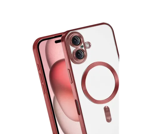 Apple iPhone 17 Kross Magneticsafe Kapak - Kırmızı