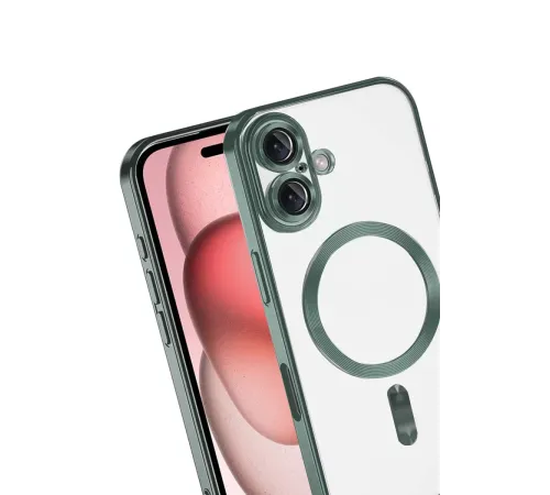 Apple iPhone 17 Kross Magneticsafe Kapak - Koyu Yeşil