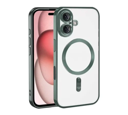 Apple iPhone 17 Kross Magneticsafe Kapak - Koyu Yeşil