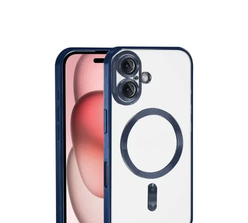 Apple iPhone 17 Kross Magneticsafe Kapak - Lacivert