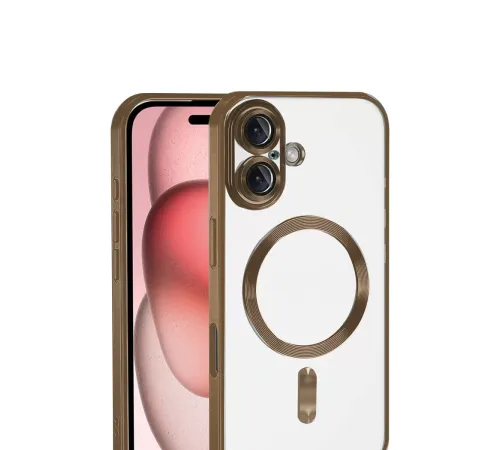 Apple iPhone 17 Kross Magneticsafe Kapak - Çöl Titanyum