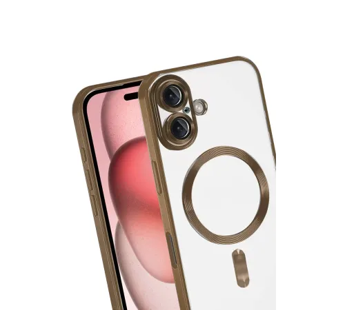 Apple iPhone 17 Kross Magneticsafe Kapak - Çöl Titanyum