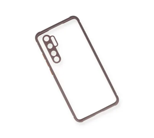 Xiaomi Mi Note 10 Lite Kılıf Miami Şeffaf Silikon - Açık Mor