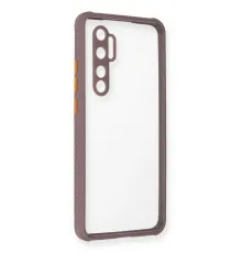 Xiaomi Mi Note 10 Lite Kılıf Miami Şeffaf Silikon - Açık Mor