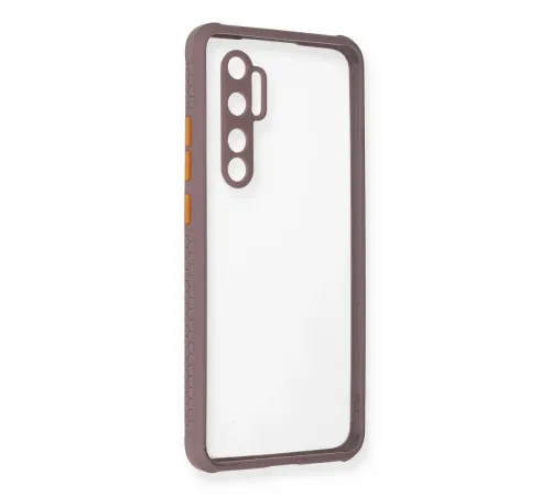 Xiaomi Mi Note 10 Lite Kılıf Miami Şeffaf Silikon - Açık Mor