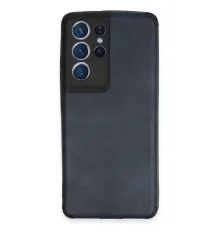 Samsung Galaxy S21 Ultra Kılıf Loop Deri Silikon - Lacivert
