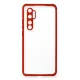Xiaomi Mi Note 10 Lite Kılıf Miami Şeffaf Silikon - Kırmızı
