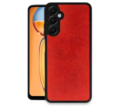 Samsung Galaxy A26 Kılıf Aras Deri Kapak - Kırmızı