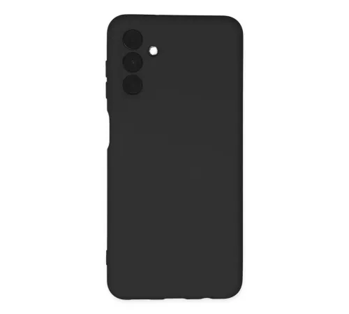 Samsung Galaxy A04S Kılıf Nano içi Kadife Silikon - Siyah
