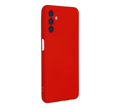 Samsung Galaxy A04S Kılıf Nano içi Kadife Silikon - Kırmızı