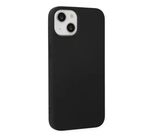 Apple iPhone 15 Plus Kılıf Nano içi Kadife Silikon - Siyah