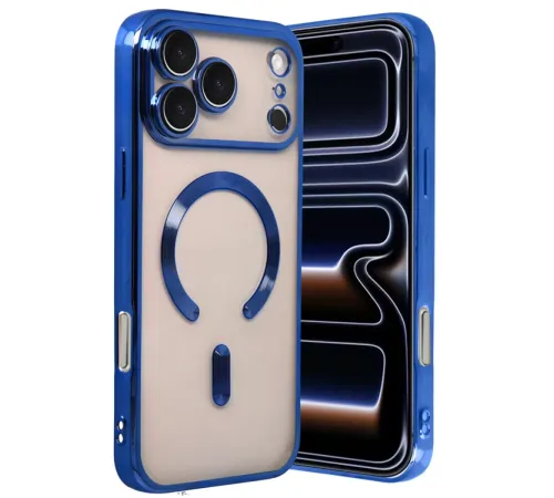 Apple iPhone 17 Pro Kross Magneticsafe Kapak - Lacivert