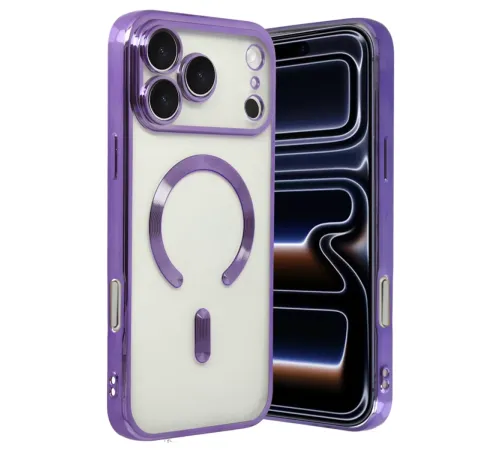 Apple iPhone 17 Pro Kross Magneticsafe Kapak - Mor